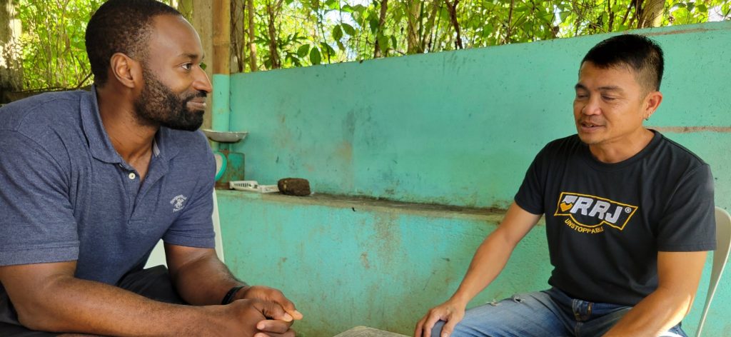 A conversation with a community member about local priorities